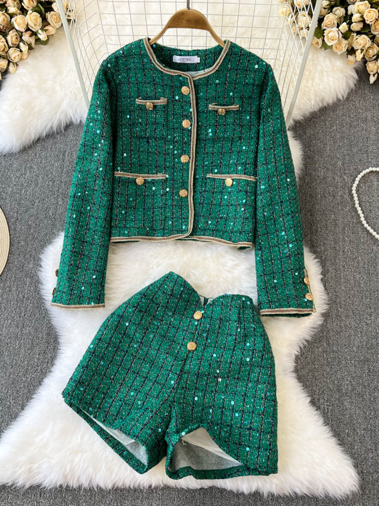 Winter Clothing Kit - Jesienno-zimowa pani dwuczęściowy strój kobiety moda