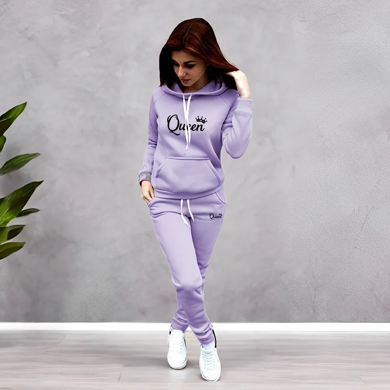 Winter Clothing Women'S - Damski dres z nadrukiem królowej, bluzy