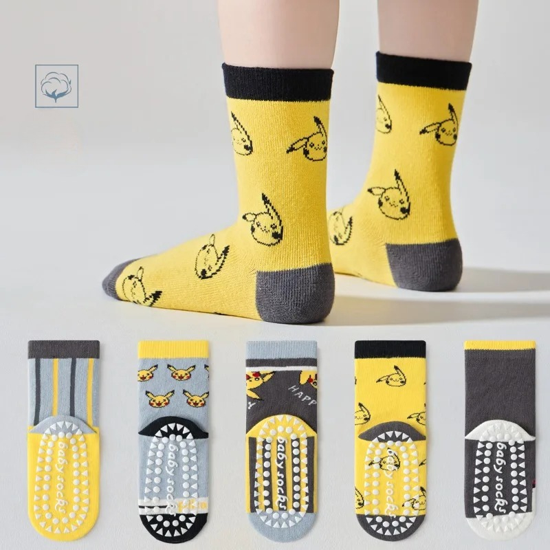 Winter Clothing Baby - 5 par dziecięcych skarpetek anime, zimowe