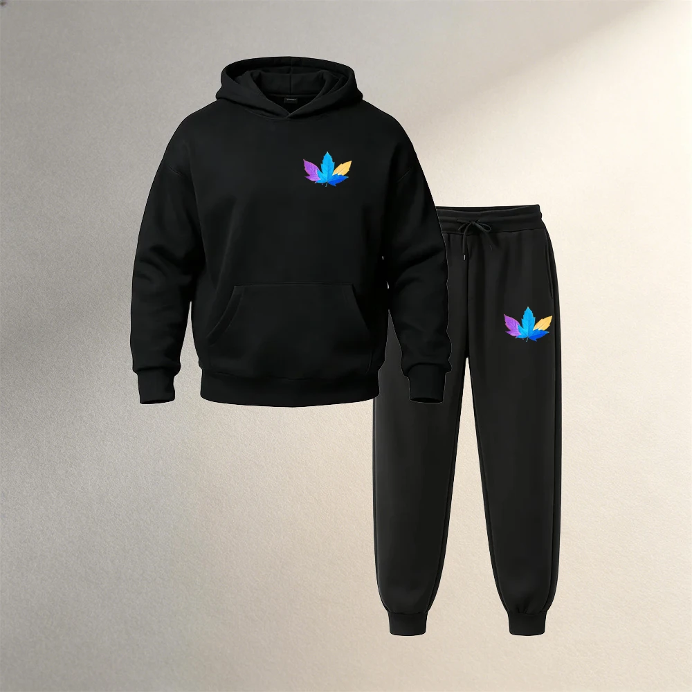 Winter Clothing Outfits - Męskie zestawy odzieży: bluza z kapturem