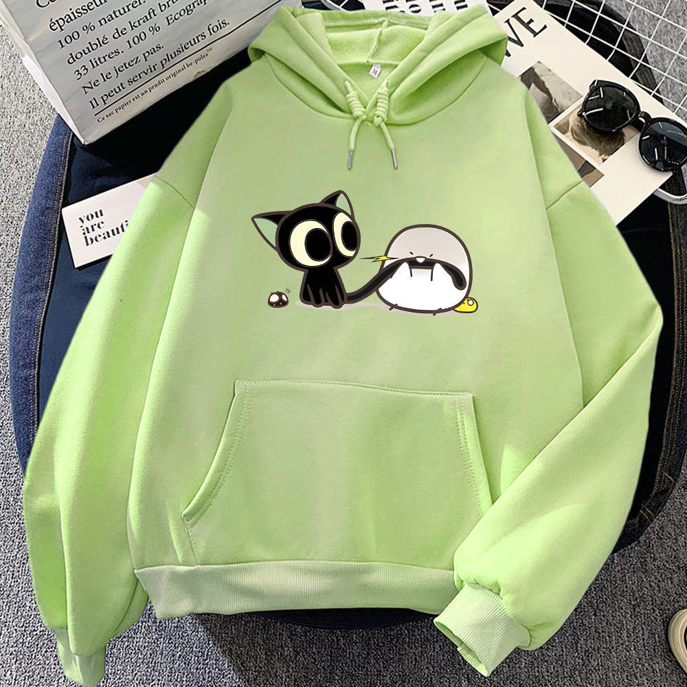 Winter Clothing Yellowknife - Luo Xiao Hei Cat Anime bluzy