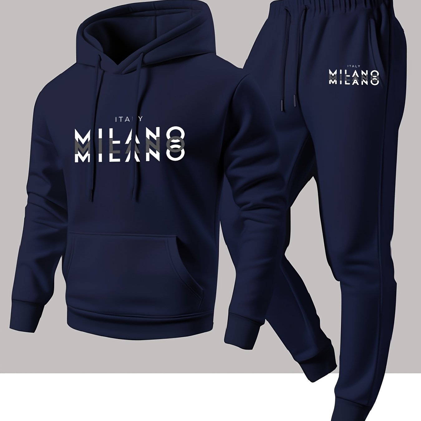 Winter Clothing Kit - Modny męski zestaw sportowy: bluza z