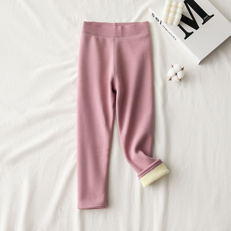 Dziewczęce legginsy z polarową – Winter Clothing Baby recenzja i cena