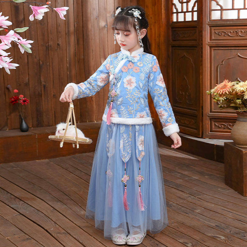 2024 dzieci jesień zima Hanfu  – Winter Clothing Baby recenzja i cena