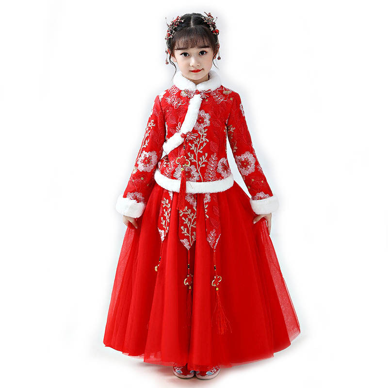 2024 dzieci jesień zima Hanfu  – Winter Clothing Baby recenzja i cena