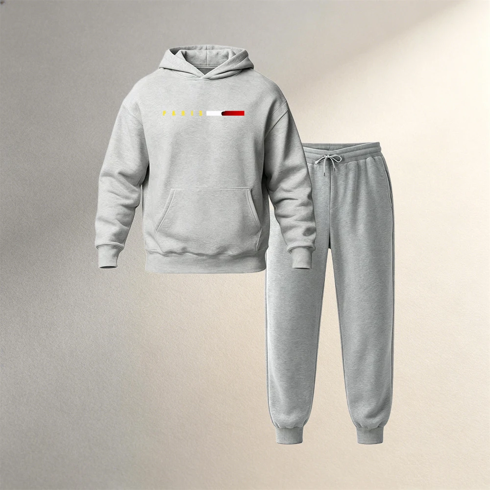 Męskie zestawy ubrań: bluza z  – Winter Clothing Outfits recenzja i cena