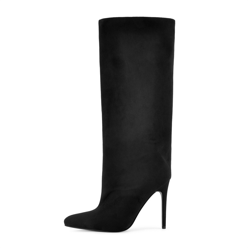 Onlymaker Czarne Kozaki za Kol – Winter Clothing Women'S recenzja i cena