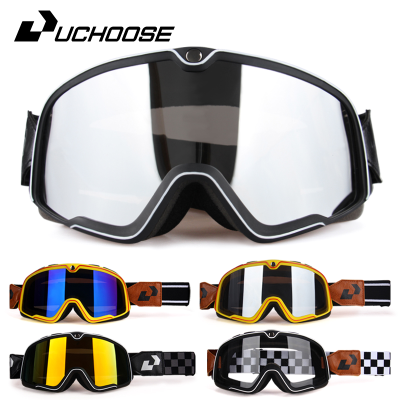 Gogle rowerowe Skórzane gogle  – Snow Goggle Uv recenzja i cena