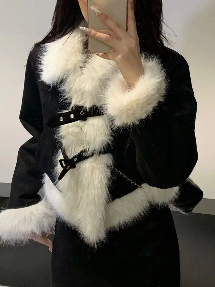 Koreański styl vintage, ciepłe – Winter Clothing Deals recenzja i cena