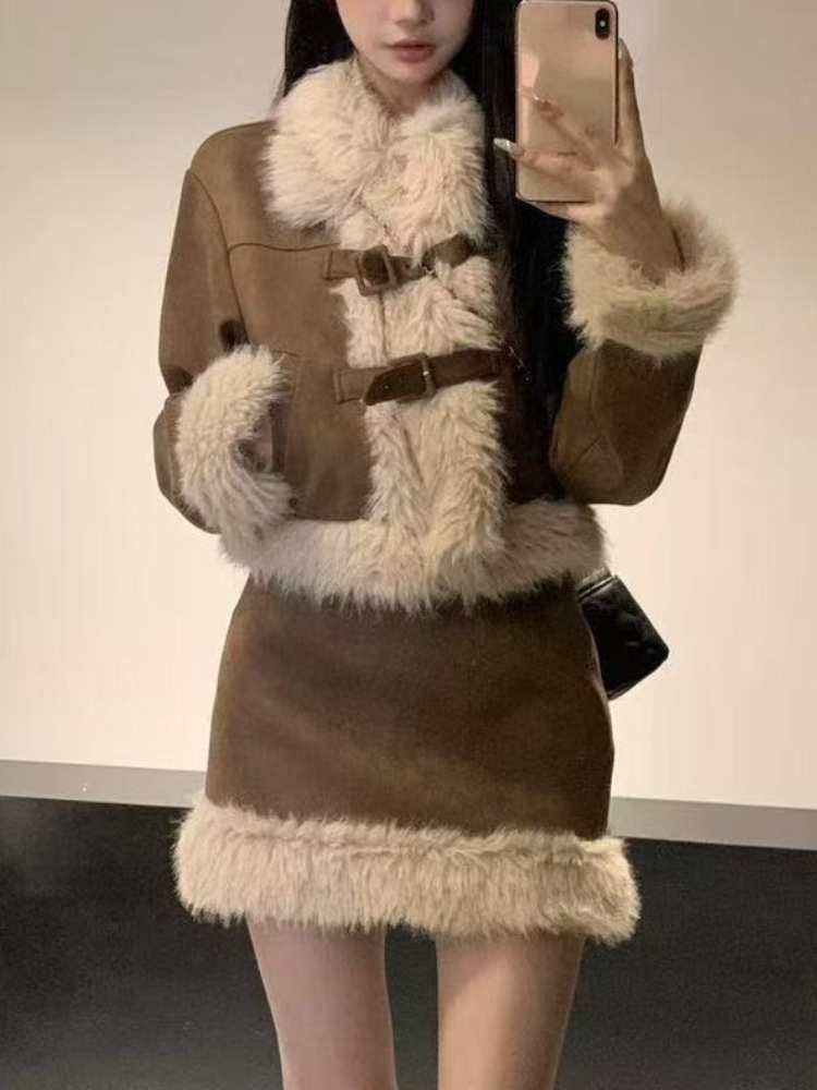Koreański styl vintage, ciepłe – Winter Clothing Deals recenzja i cena