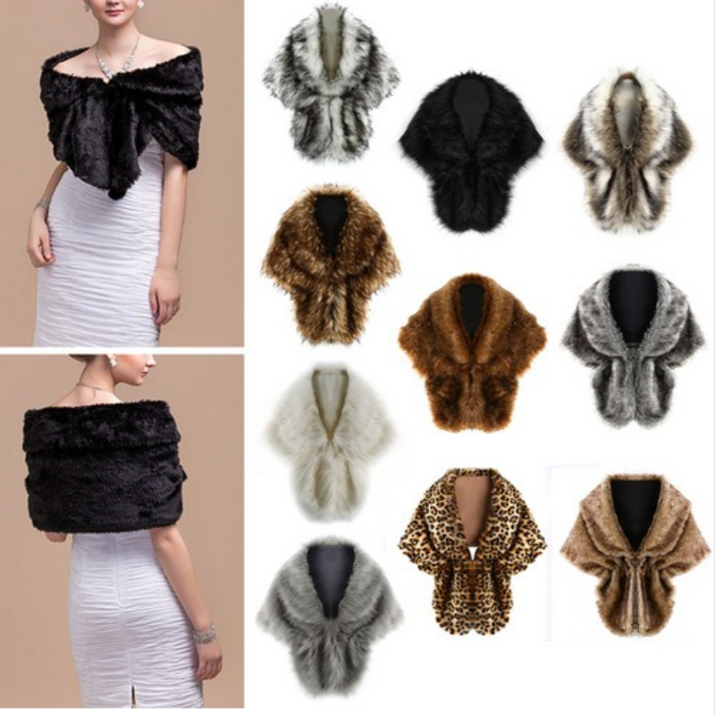 Jednokolorowy szal z imitacji  – Winter Clothing Deals recenzja i cena