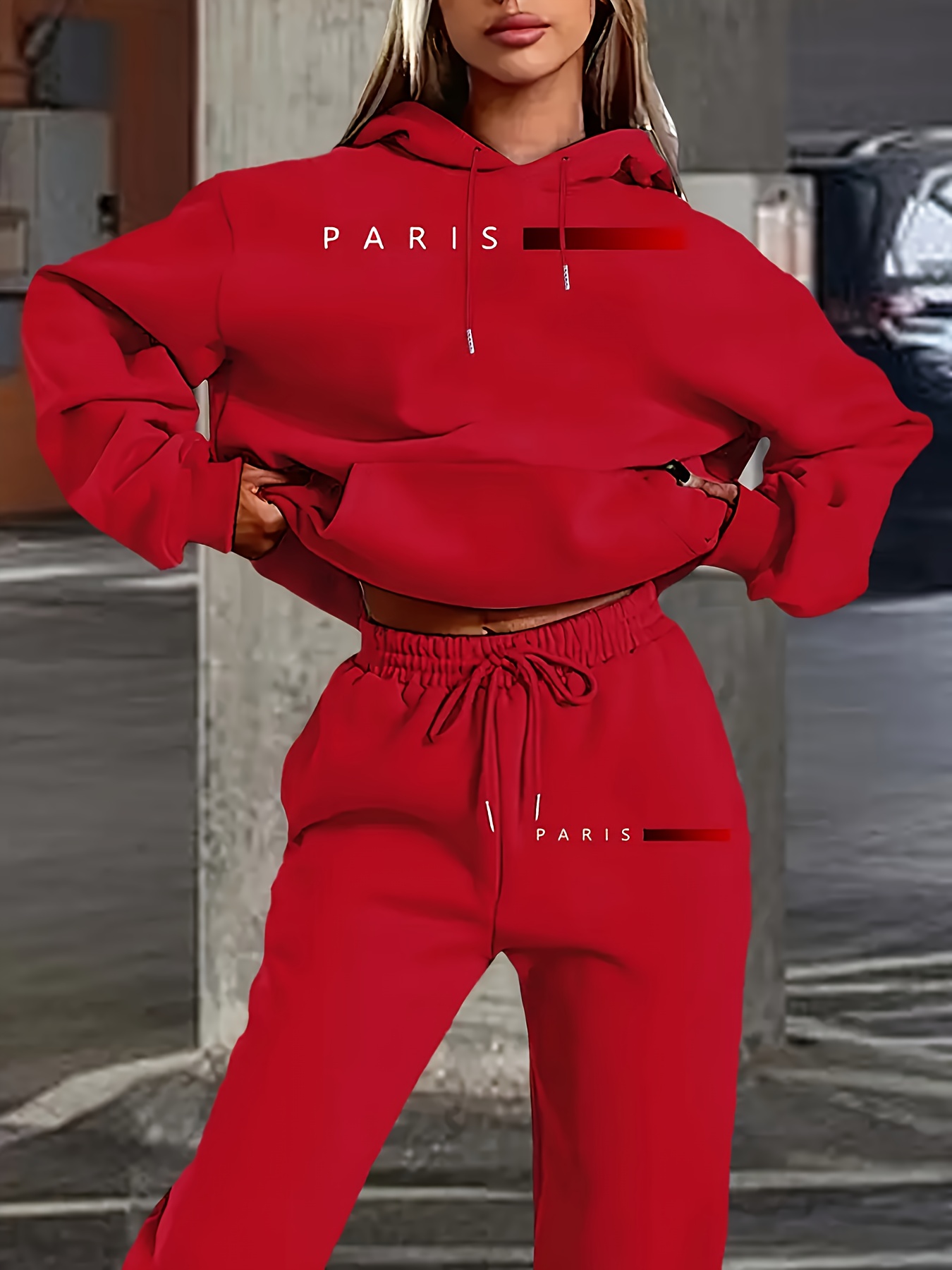 Nowe damskie zestawy: bluza z  – Winter Clothing Women'S recenzja i cena