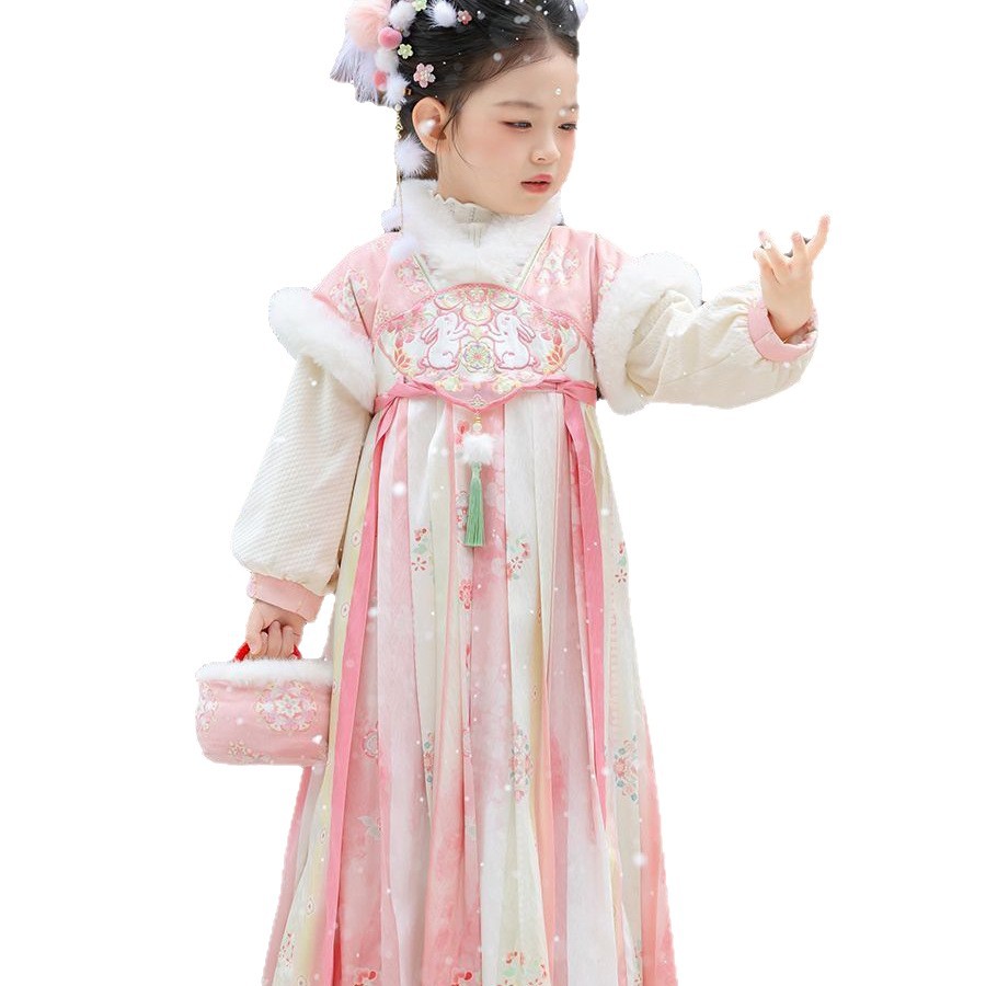 Dziewczęca sukienka Hanfu na z – Winter Clothing Baby recenzja i cena