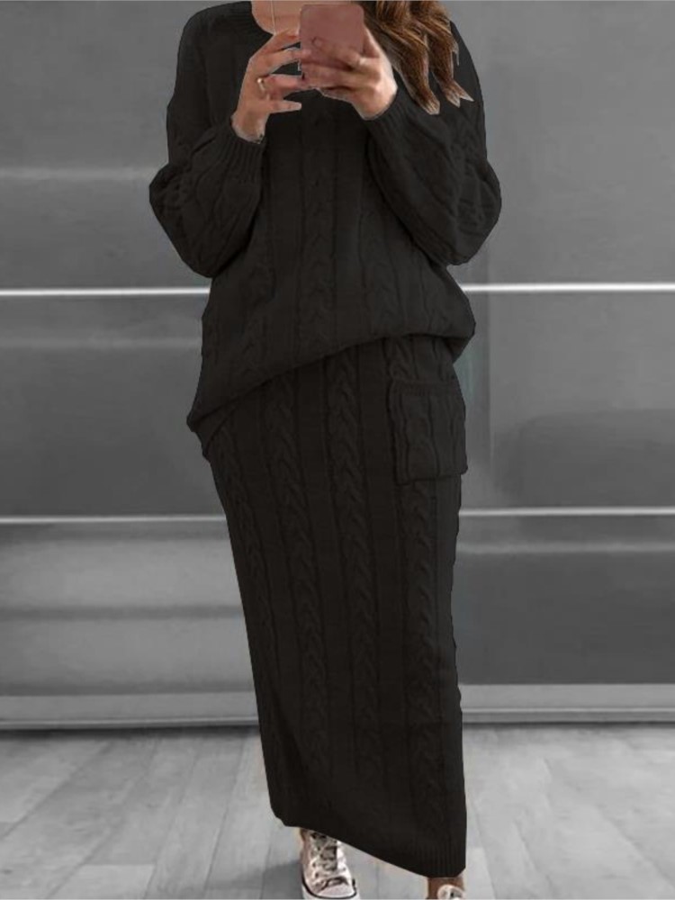 Modne dzianinowe komplety swet – Winter Clothing Kit recenzja i cena